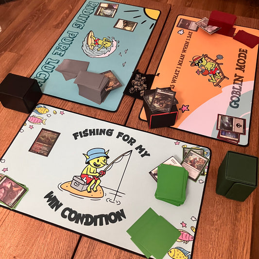 GONE FISHING - PLAYMAT